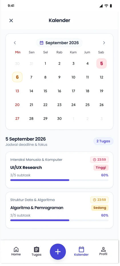 Layar Kalender